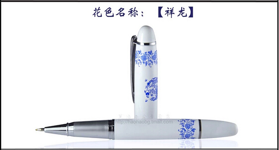 国粹青花瓷签字笔3